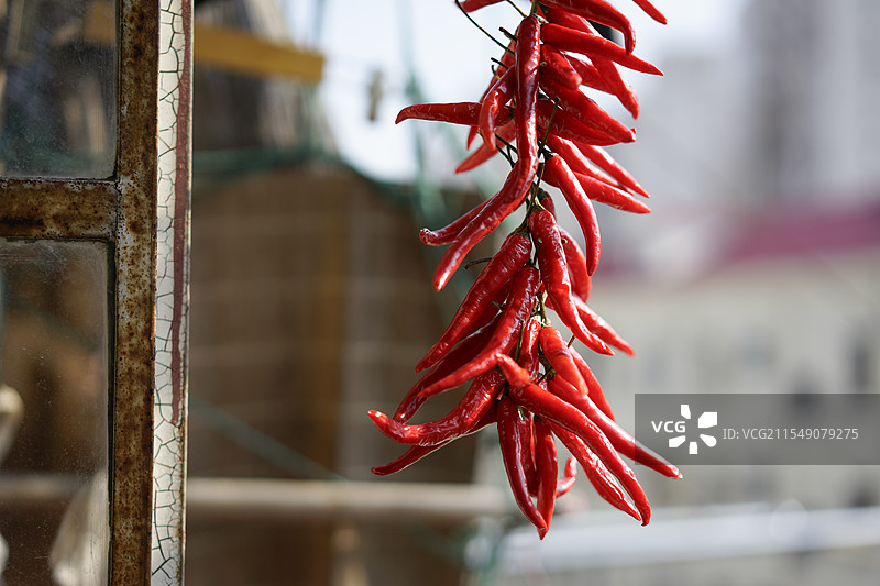 辣椒串图片素材