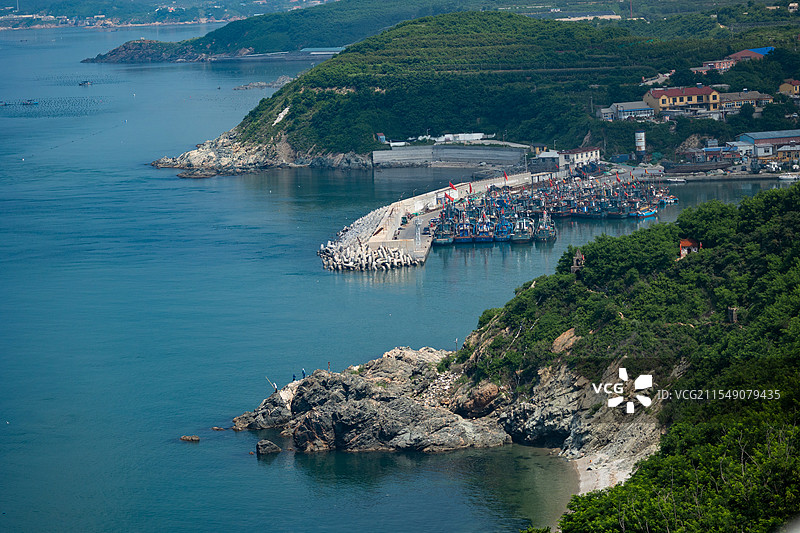 大连渔村图片素材