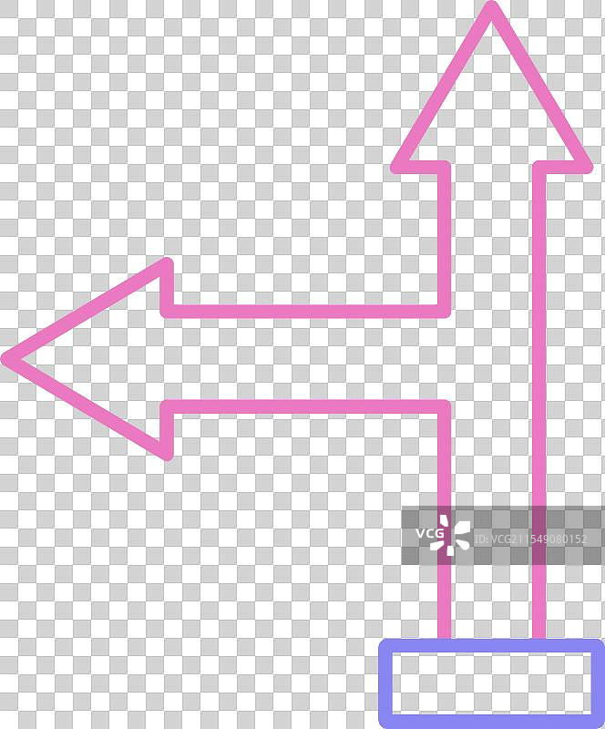 向左移动的双色图标图片素材