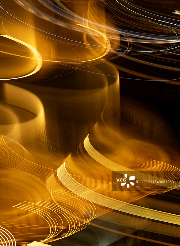 抽象的灯光线条图片素材