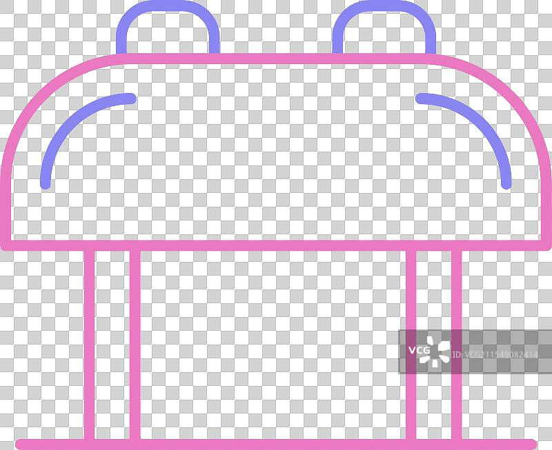 双色图标的鞍马图片素材