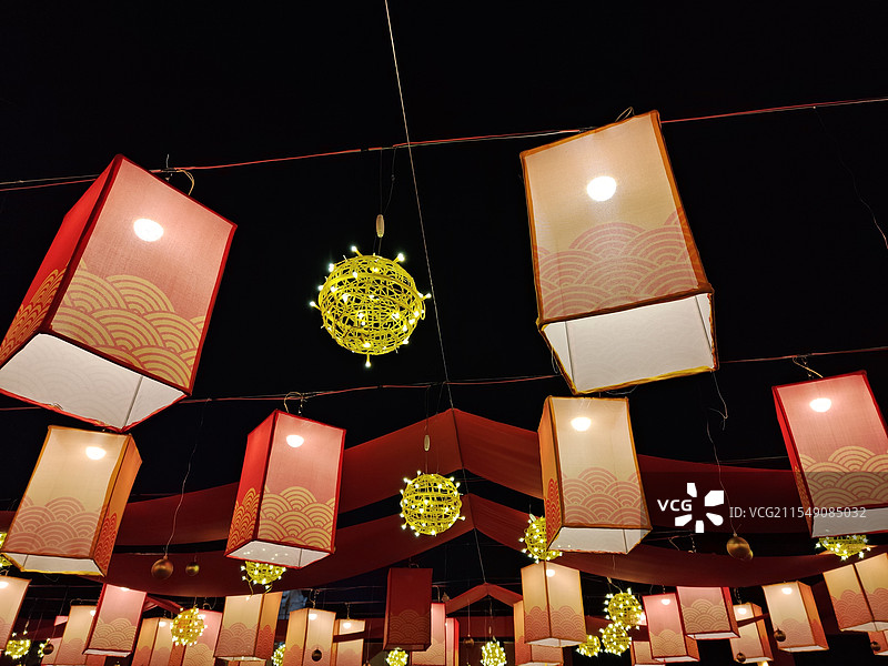 新年春节花灯图片素材