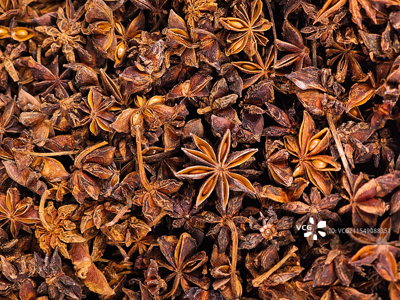 八角茴香特写图片素材