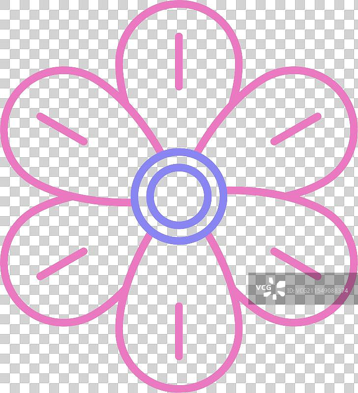 风信子双色图标图片素材