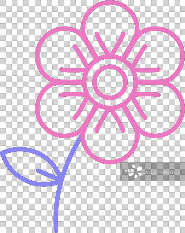 亚麻线双色图标图片素材