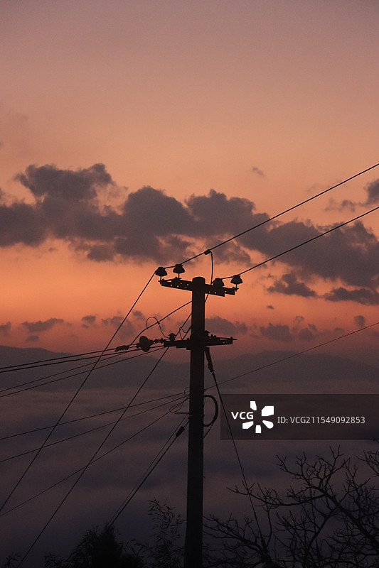 哀劳山日出云海图片素材