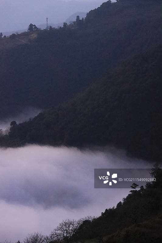 哀劳山日出云海图片素材