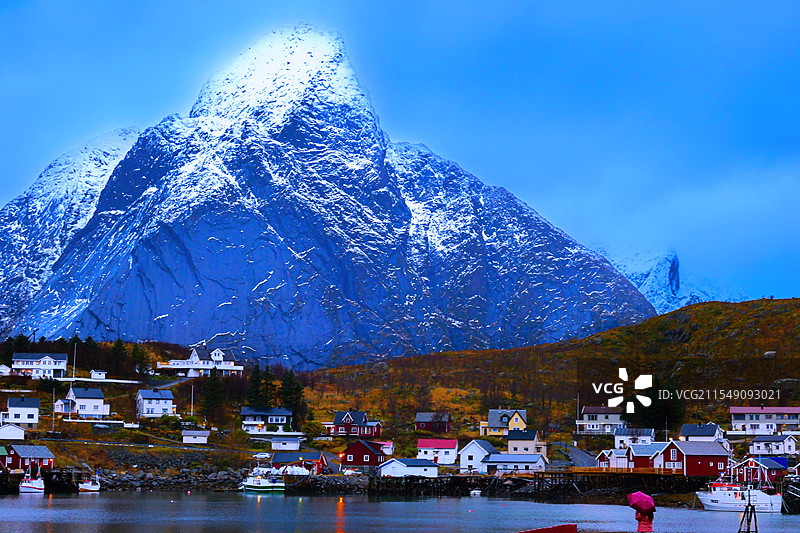 挪威海畔图片素材