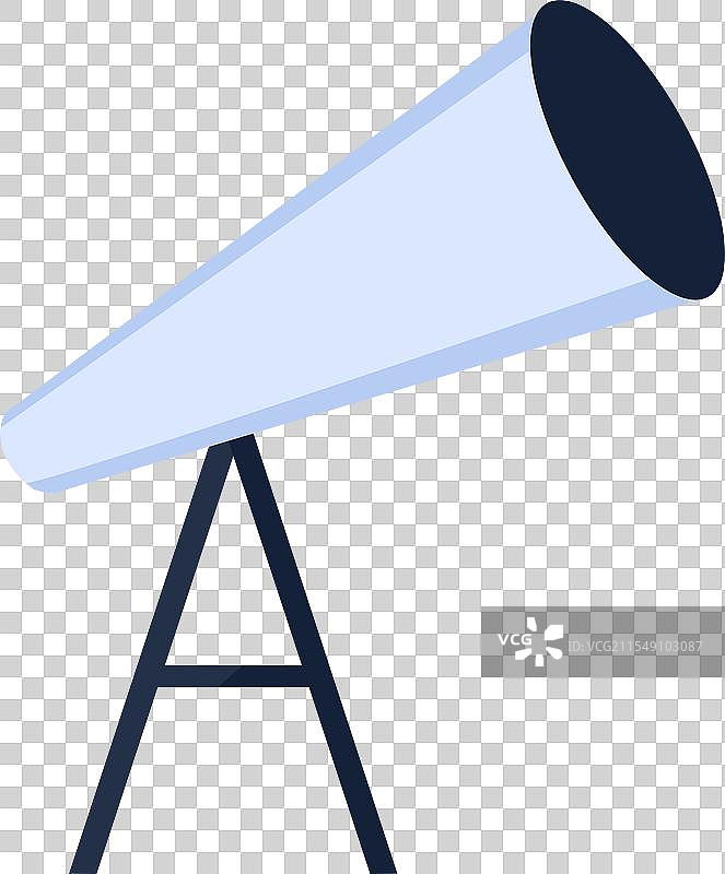 天文望远镜观察图标图片素材