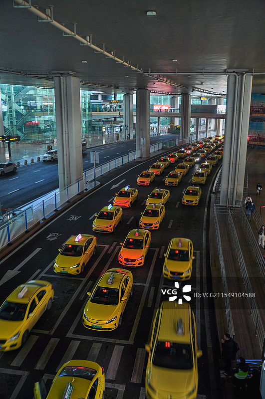 重庆·黄色法拉利图片素材