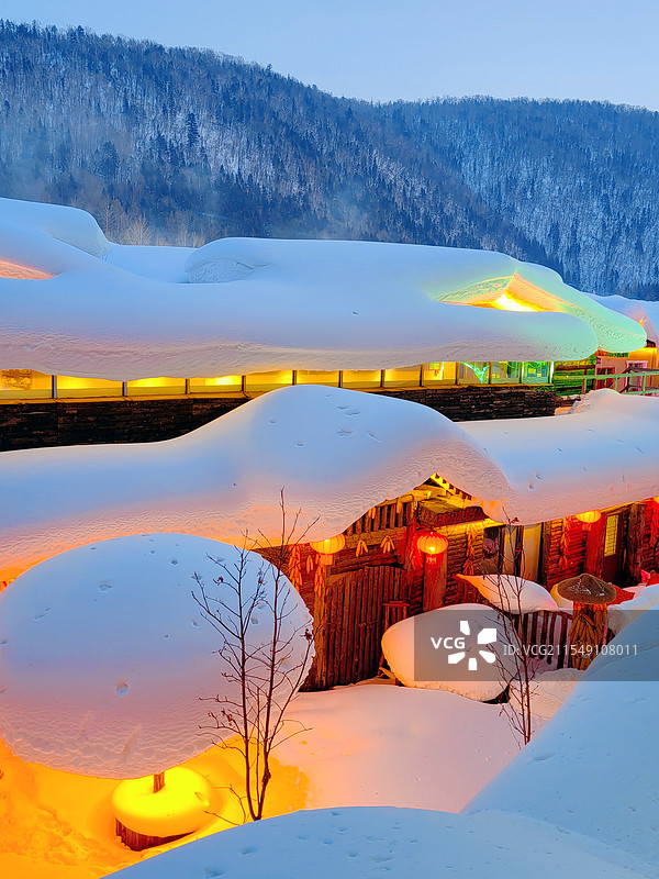 中国雪乡图片素材