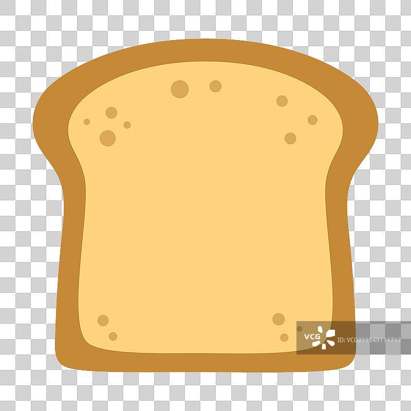 切片吐司面包孤立展示图片素材