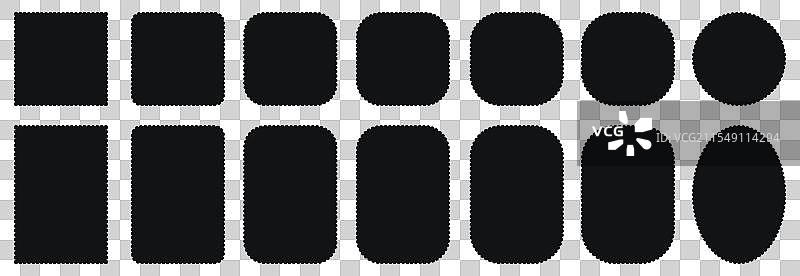 经典的波浪边框套装蕾丝边饰图片素材