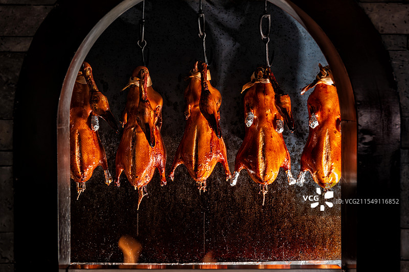 北京烤鸭 挂炉烤鸭图片素材
