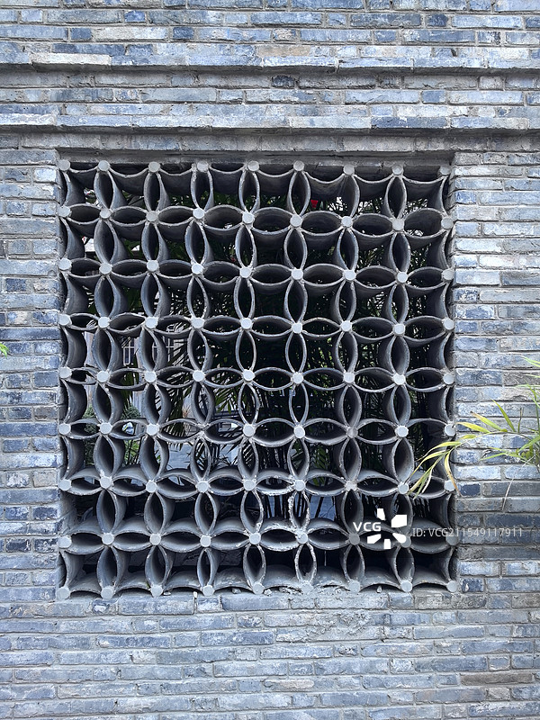 青瓦窗花图片素材