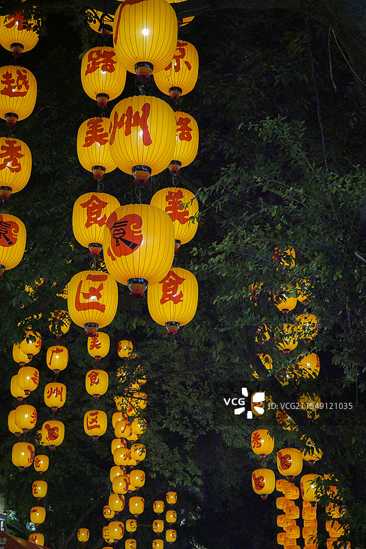 广州北京路广府文化灯会图片素材