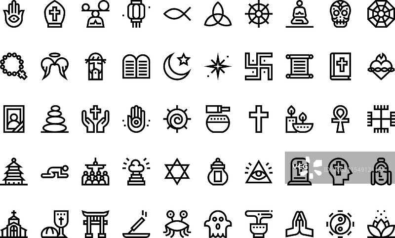 高质量的精神图标图片素材