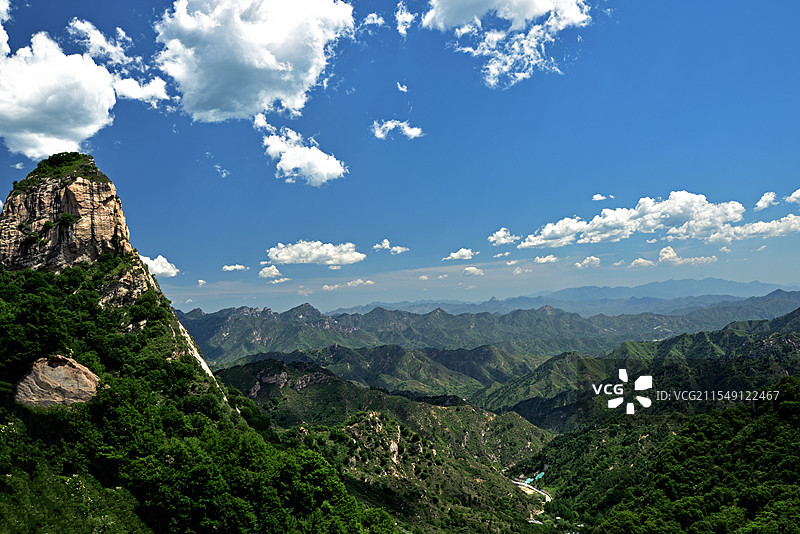 河北省保定市阜平县天生桥地质公园图片素材