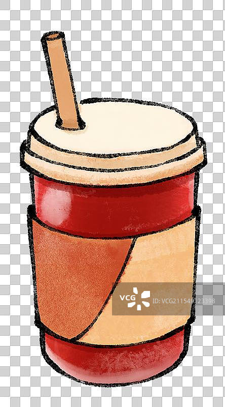 西安美食国风插画-酸梅汤图片素材