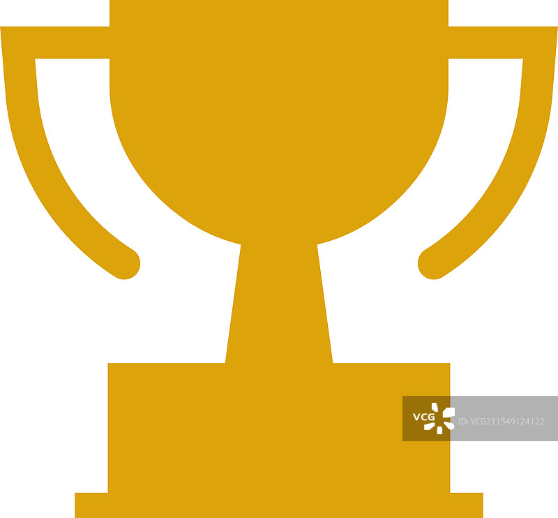 奖杯图标标志轮廓设计模板图片素材