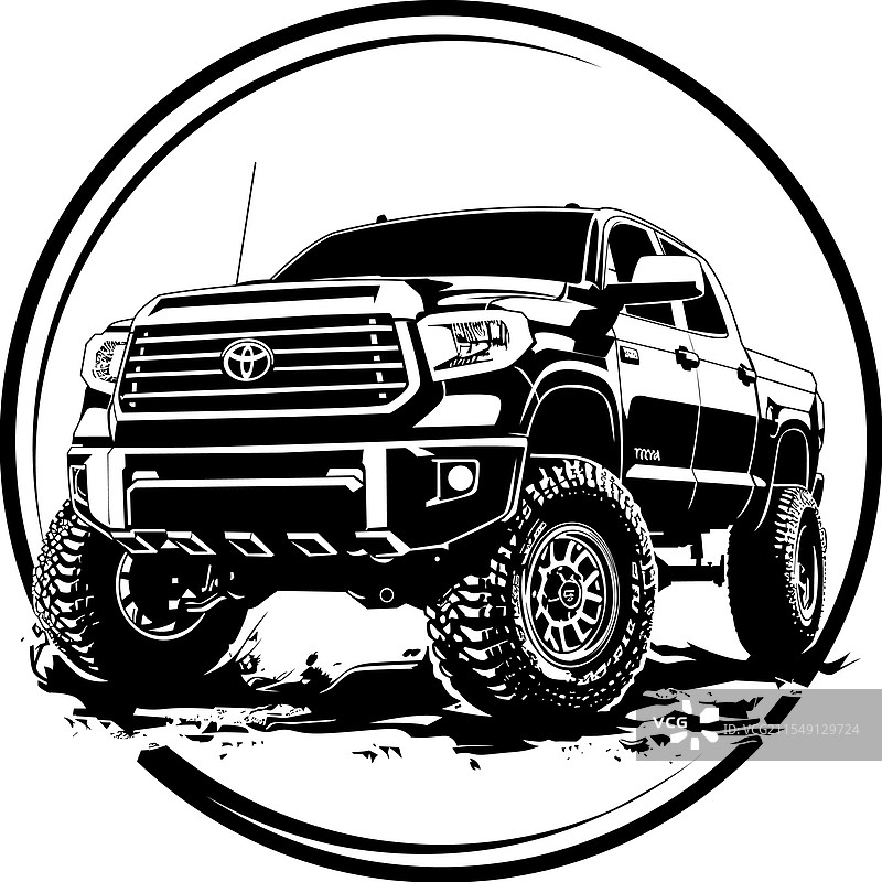 丰田坦途艺术作品图片素材