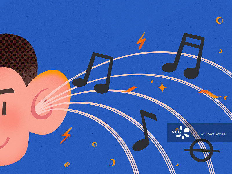 全国爱耳日保护听力享受音乐插画图片素材