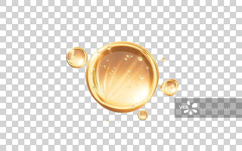 透明玻璃护肤品精华液3D渲染图片素材