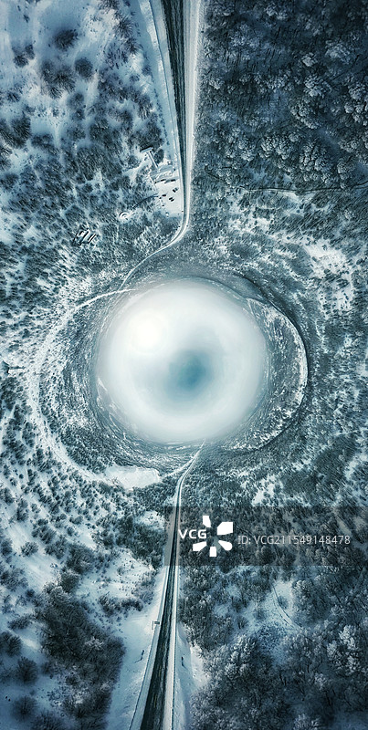 小星球雪原图片素材