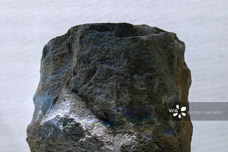 黑云变粒岩 烟台市栖霞产 山东地质博物馆图片素材