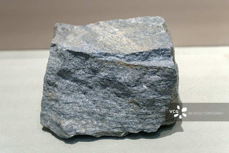 片麻岩 日照市东港产 山东地质博物馆图片素材