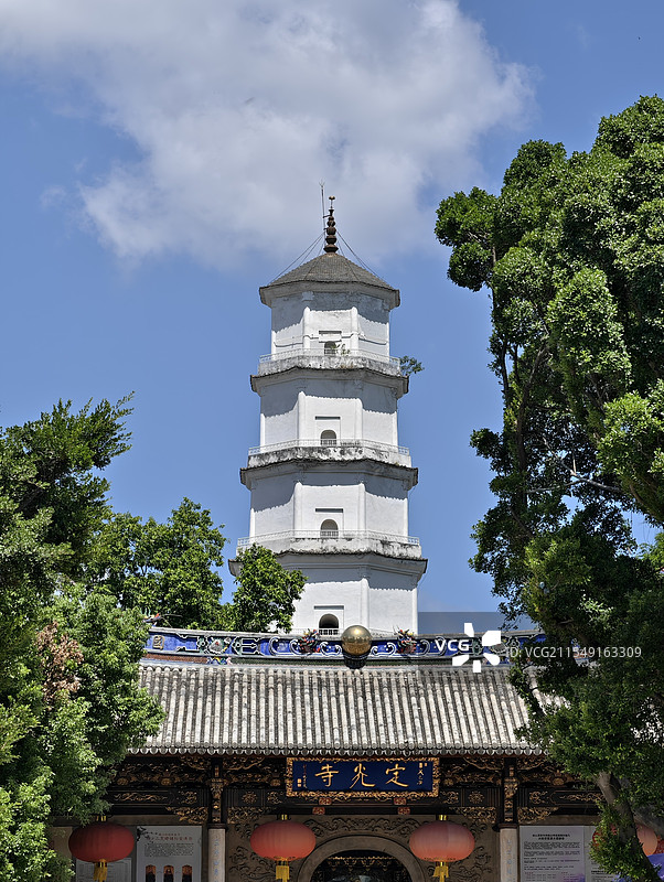 福州白塔风景图片素材