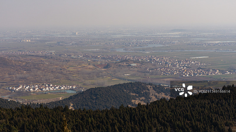 彭城第一高峰的风景-徐州大洞山图片素材