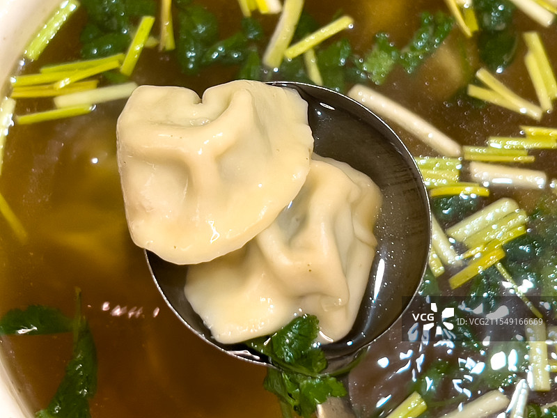 周口酸汤羊肉水饺熟水饺汤水饺图片素材