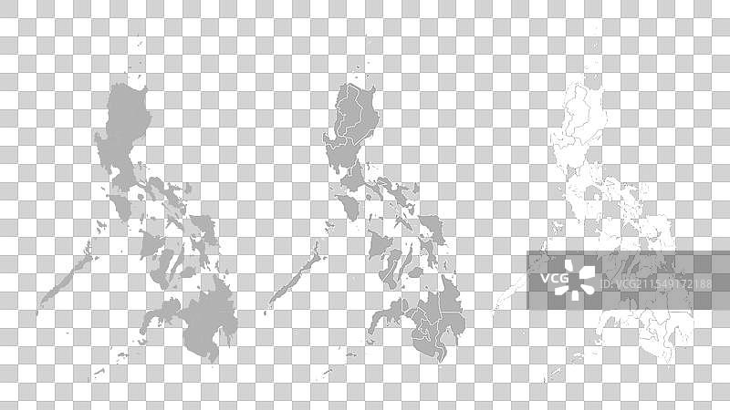 菲律宾地图集，包括主地图和图片素材