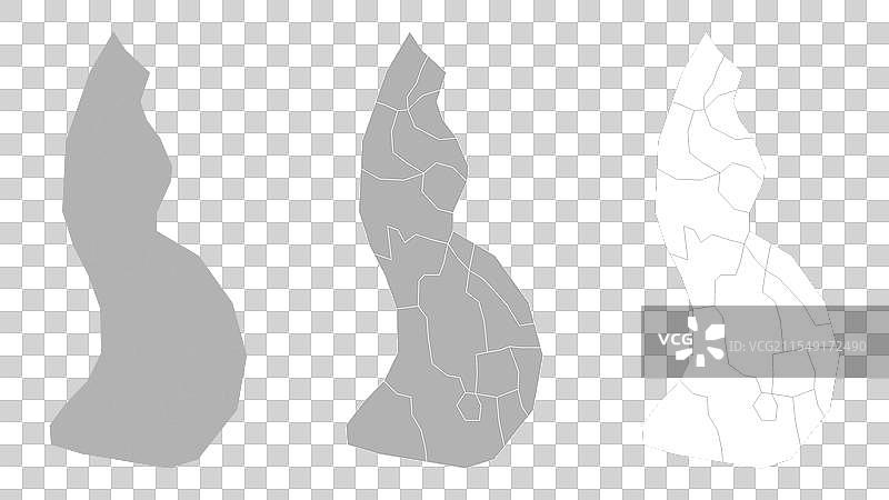 列支敦士登地图集，包括主地图和其他地图图片素材