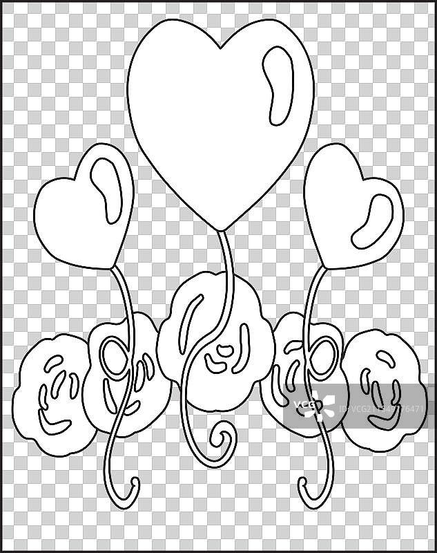 生日气球图标图片素材