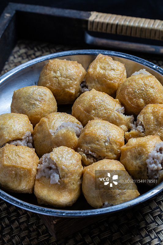 中式菜肴肉豆腐丸子图片素材