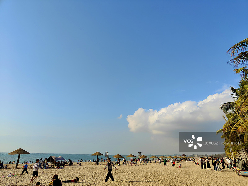 湛江市下面一个度假村，专属于当地人的三亚图片素材