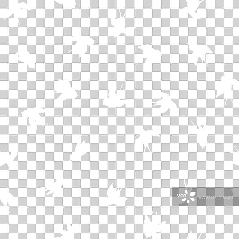 带有燕子轮廓的无缝图案图片素材