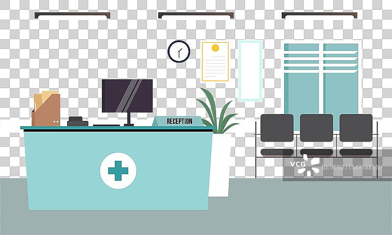 医院接待概念图片素材
