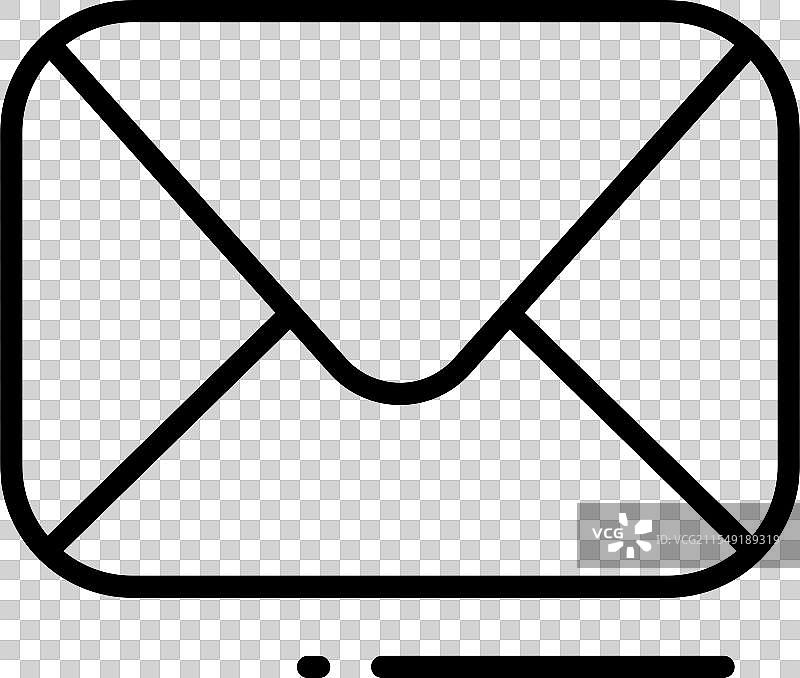 邮件图标设计模板，孤立展示图片素材