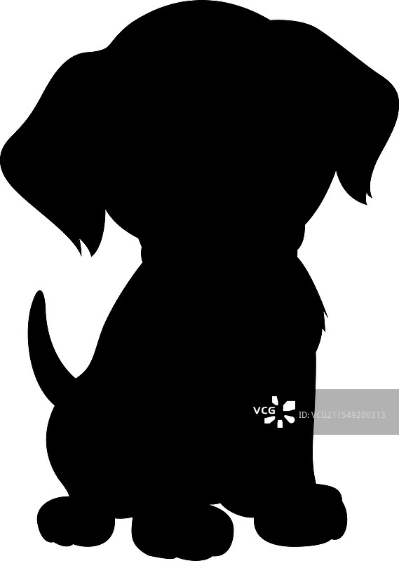 狗的轮廓图片素材