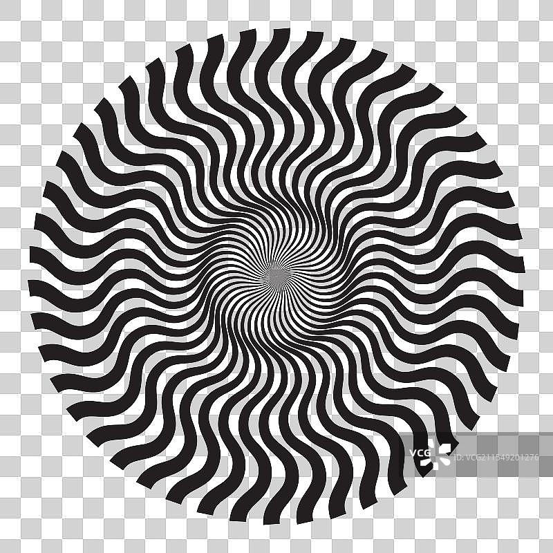 抽象扭曲波浪线条表面放射波图片素材