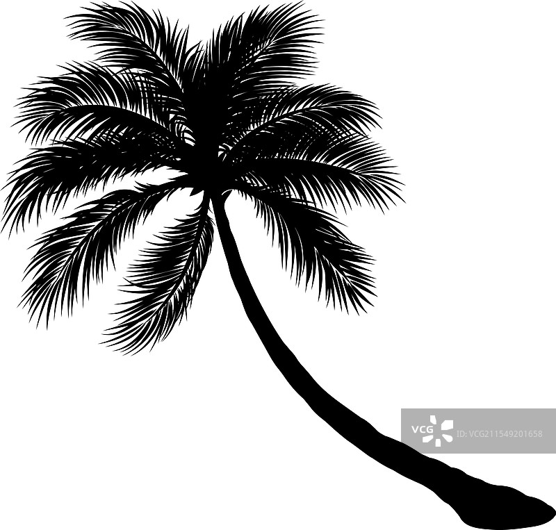 椰子树图标艺术图片素材