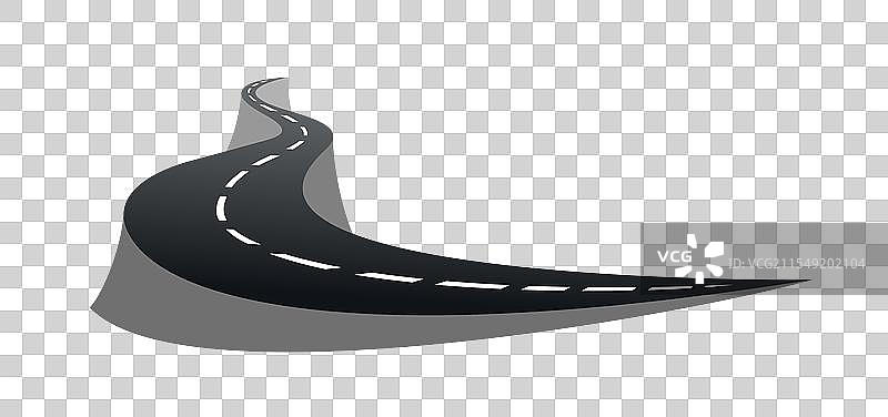 一条漫长道路的象征图片素材