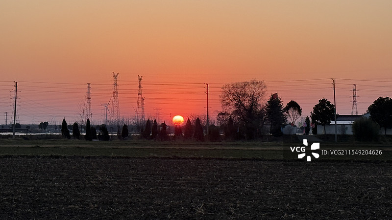 醉美夕阳图片素材