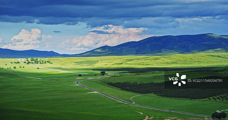 内蒙古草原自然风光图片素材