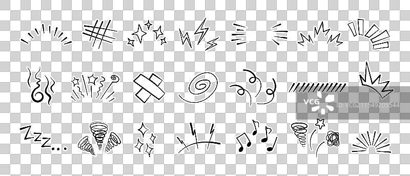 漫画或动漫漫画表情符号元素图形图片素材