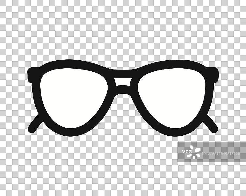 简单的太阳镜图标设计2图片素材