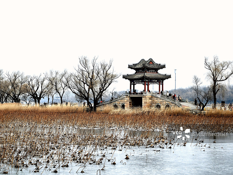 颐和园西堤图片素材